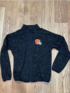 Cleveland Brown's Zip-up Jacket, Men's Large, Like New